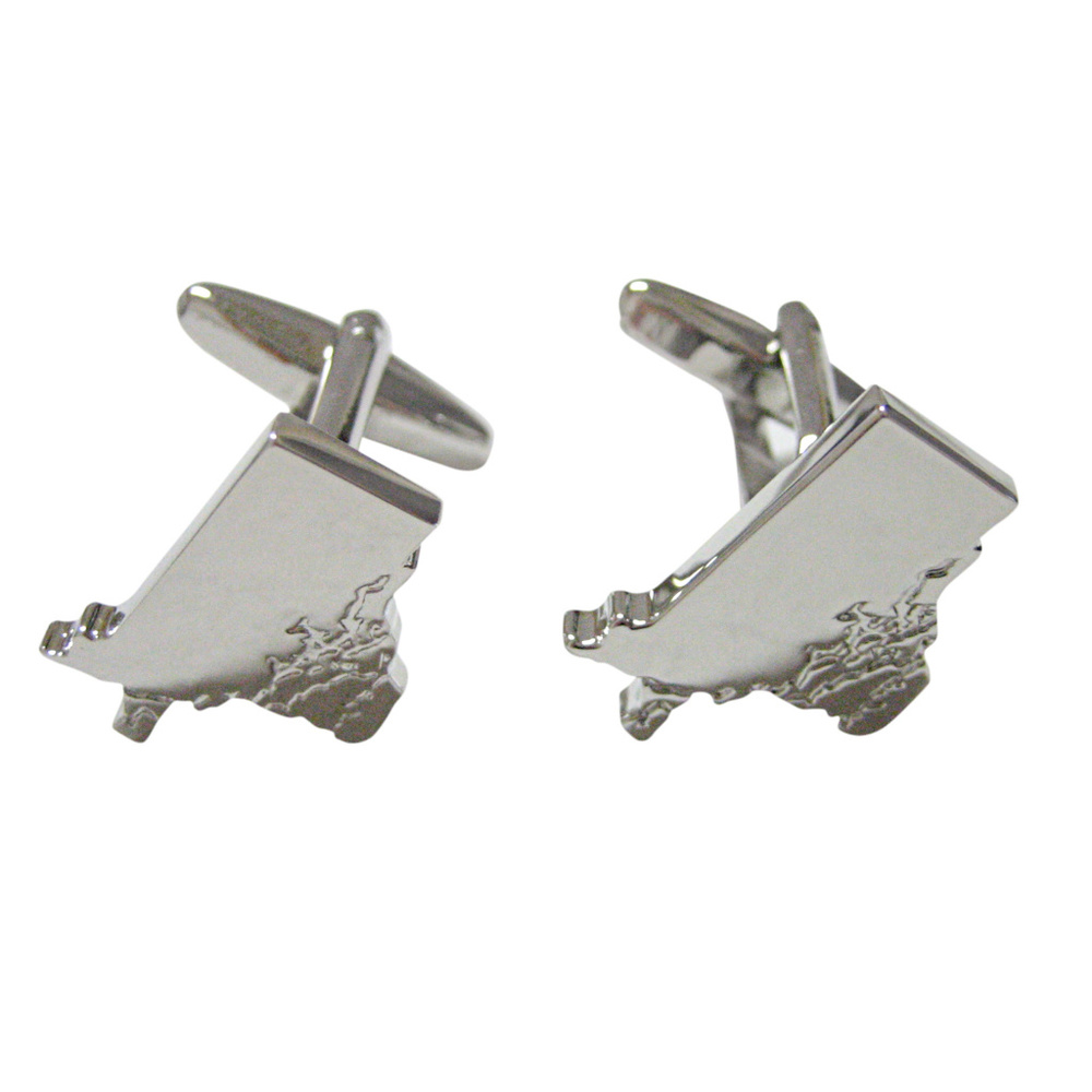 Rhode Island State Map Shape Cufflinks - image 1